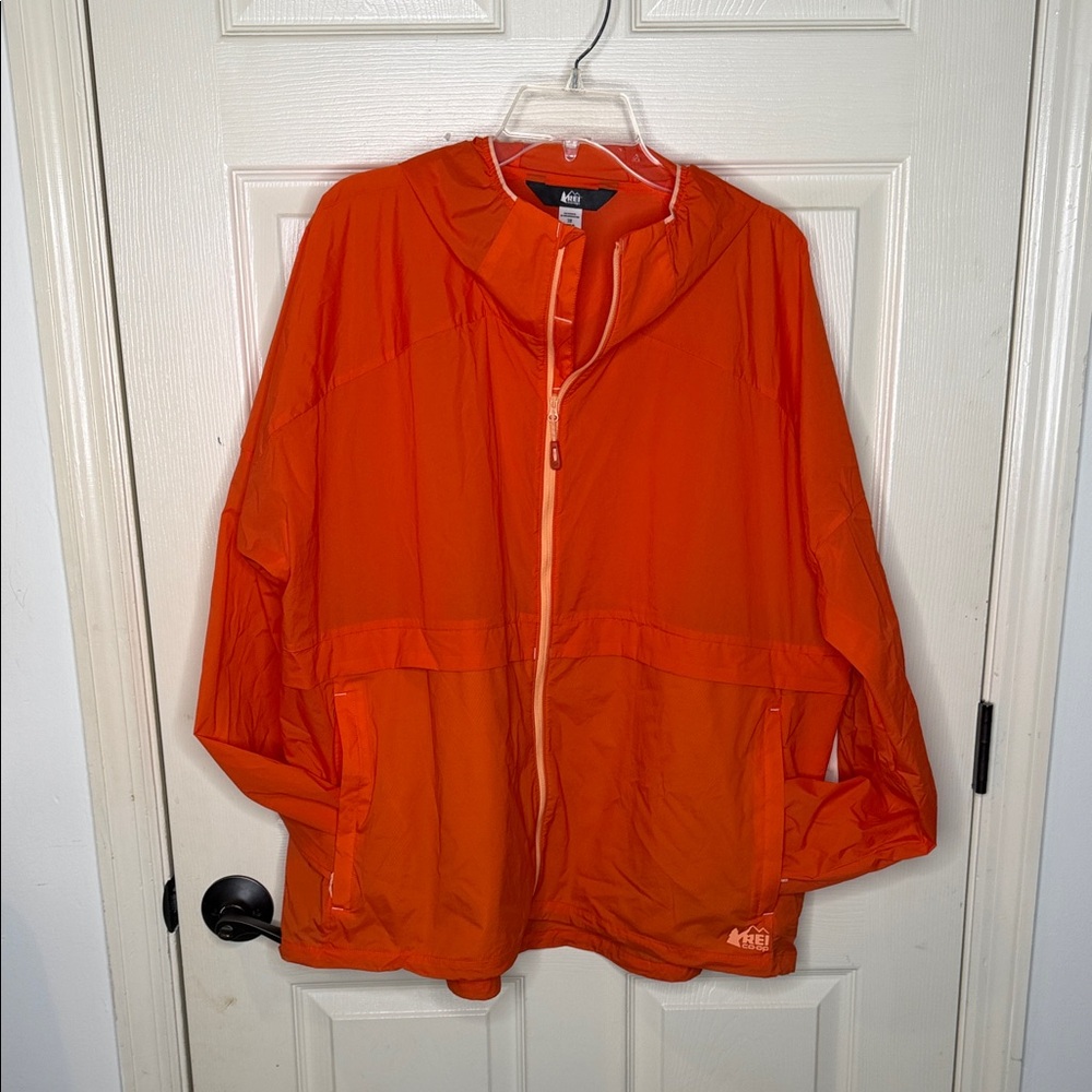REI Vibrant Orange Flash Stretch Jacket